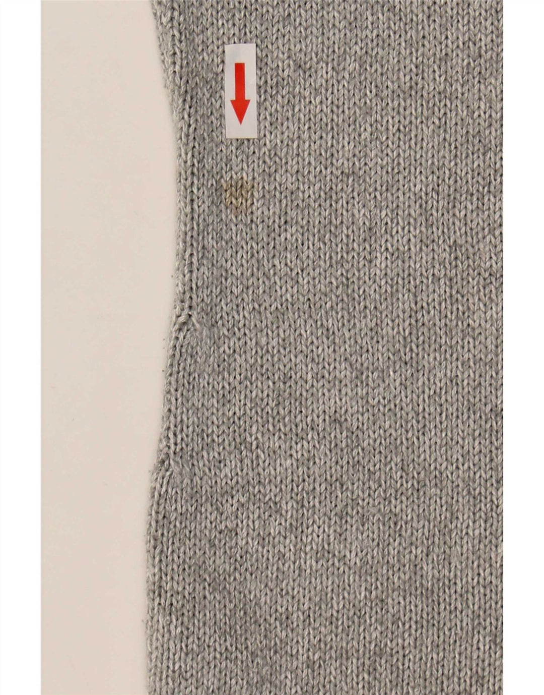 Massimo Dutti Dame Kortærmet V-hals Jumper Sweater UK 10 Lille Grå