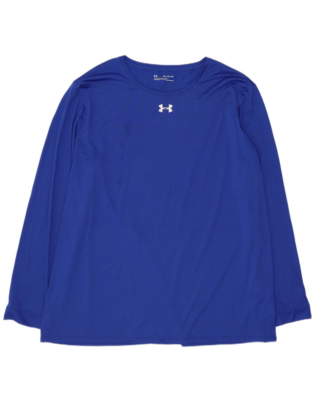 Under Armour Herre Heat Gear Top Langærmet 3XL Blå Polyester
