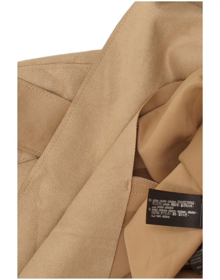 Zara Trench Coat til kvinder UK 14 Medium Beige Polyester