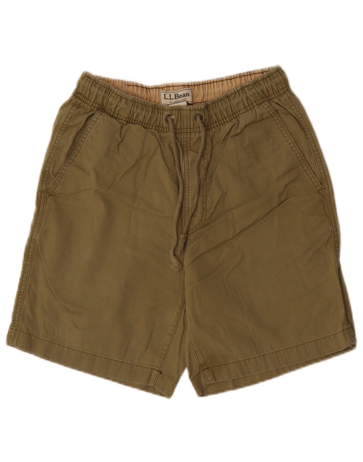 L.L.Bean Herre Classic Fit Shorts Små W27 Khaki Bomuld