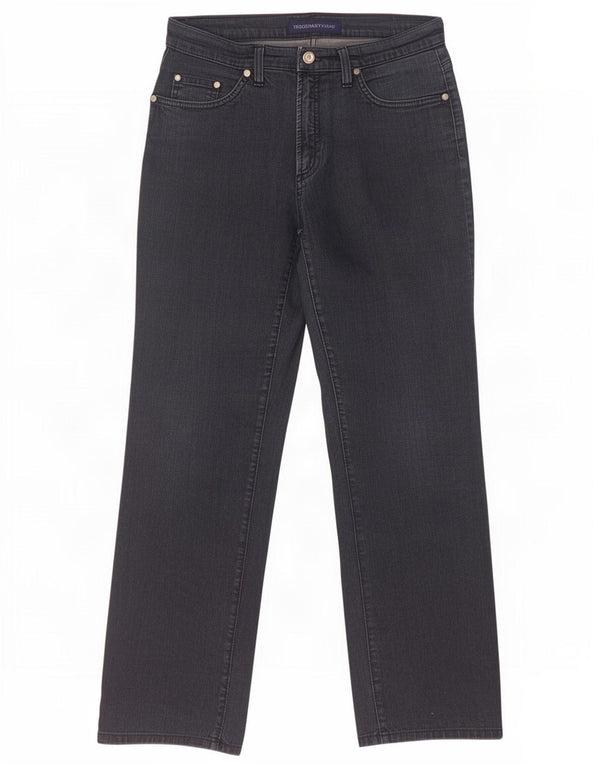 Trussardi Lige Jeans til kvinder W28 L30 Marineblå Bomuld
