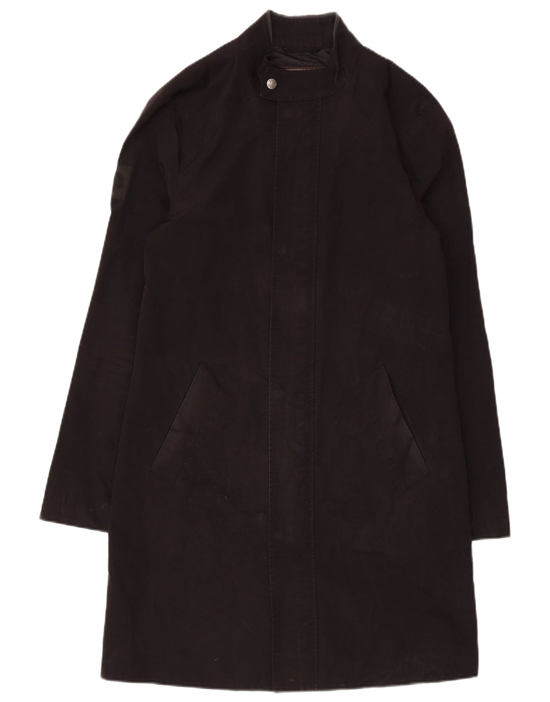 Pretty Green Herre Overfrakke UK 36 Small Black Polyester