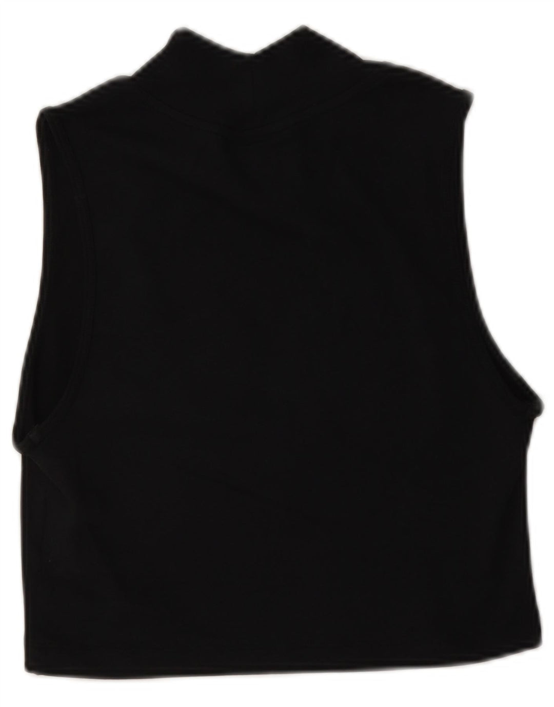 Nike Womens Crop Grafisk Vest Top UK 10 Small Black Bomuld