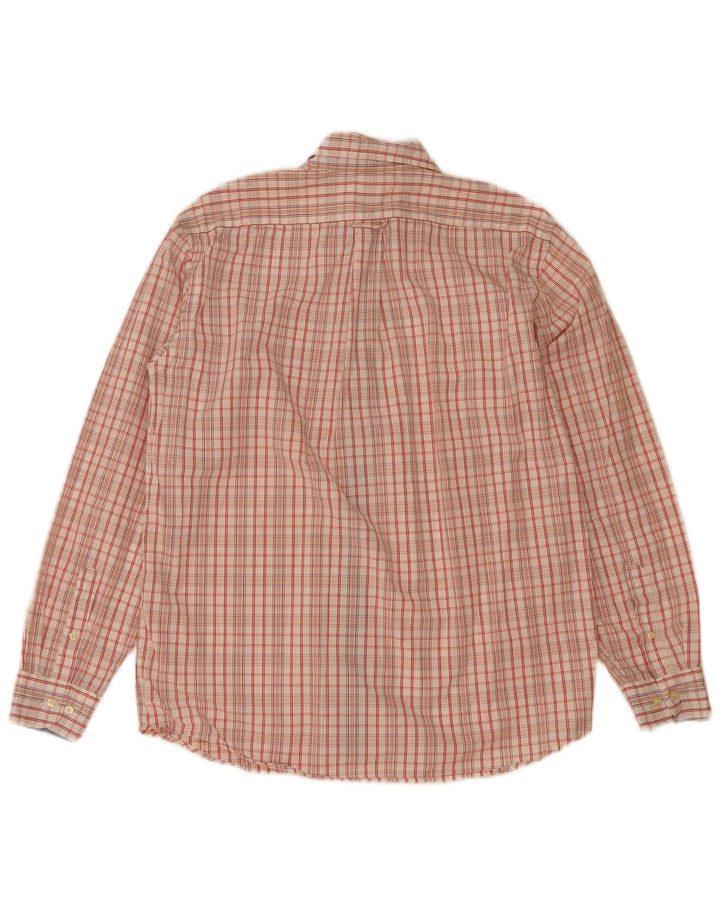 Lacoste Herreskjorte str. 42 Large Off White ternet bomuld