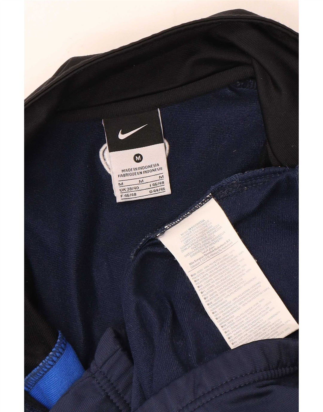 Nike Herre BSC Oberhausen Træningsdragt Topjakke UK 38/40 Medium Navy Blue