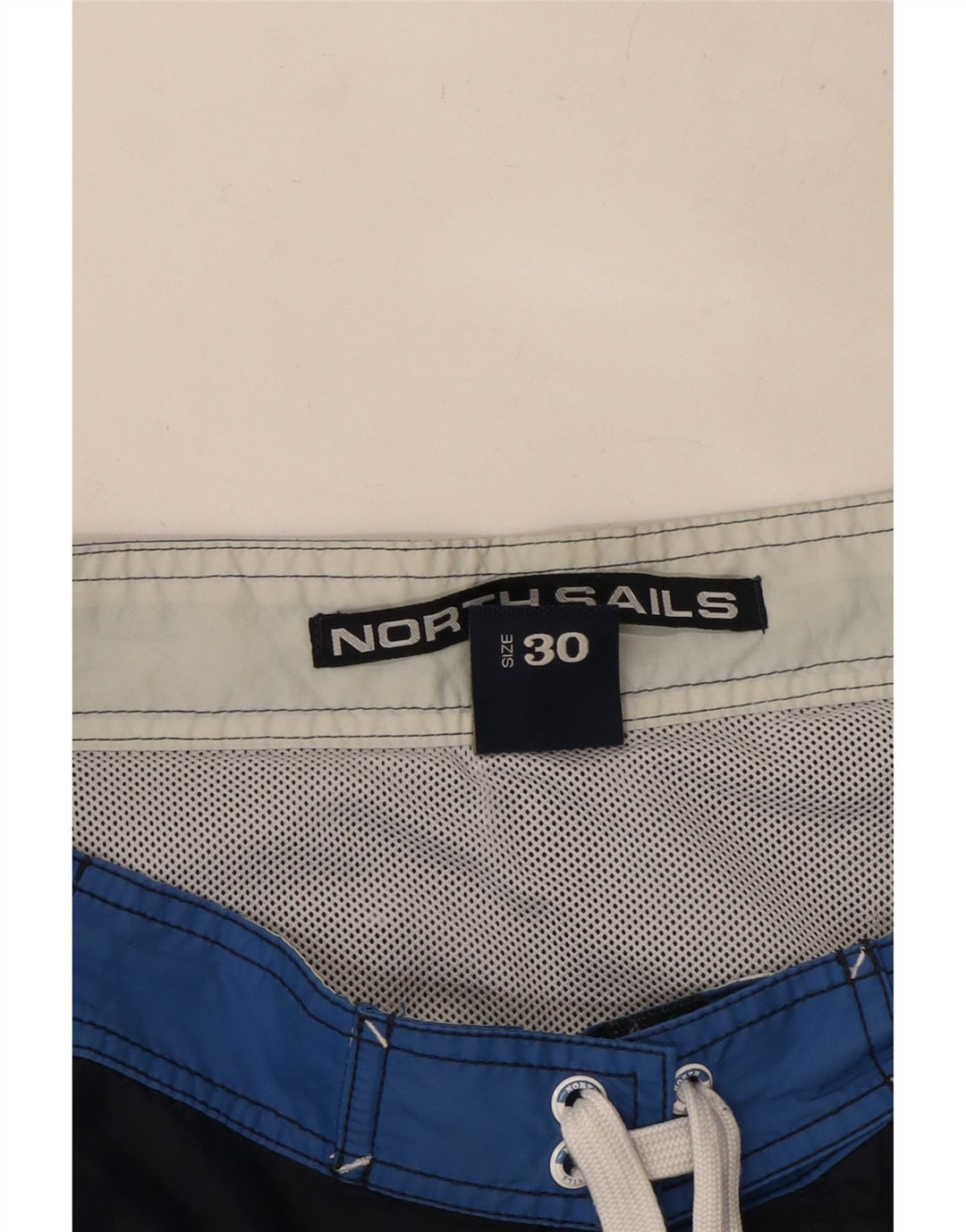 North Sails Herre grafiske svømmeshorts Medium Navy Blue Colourblock