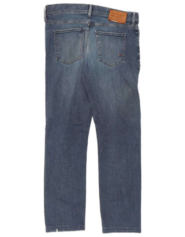 Tommy Hilfiger Dame Bleecker Stretch Slim Jeans W31 L28 Blå Bomuld