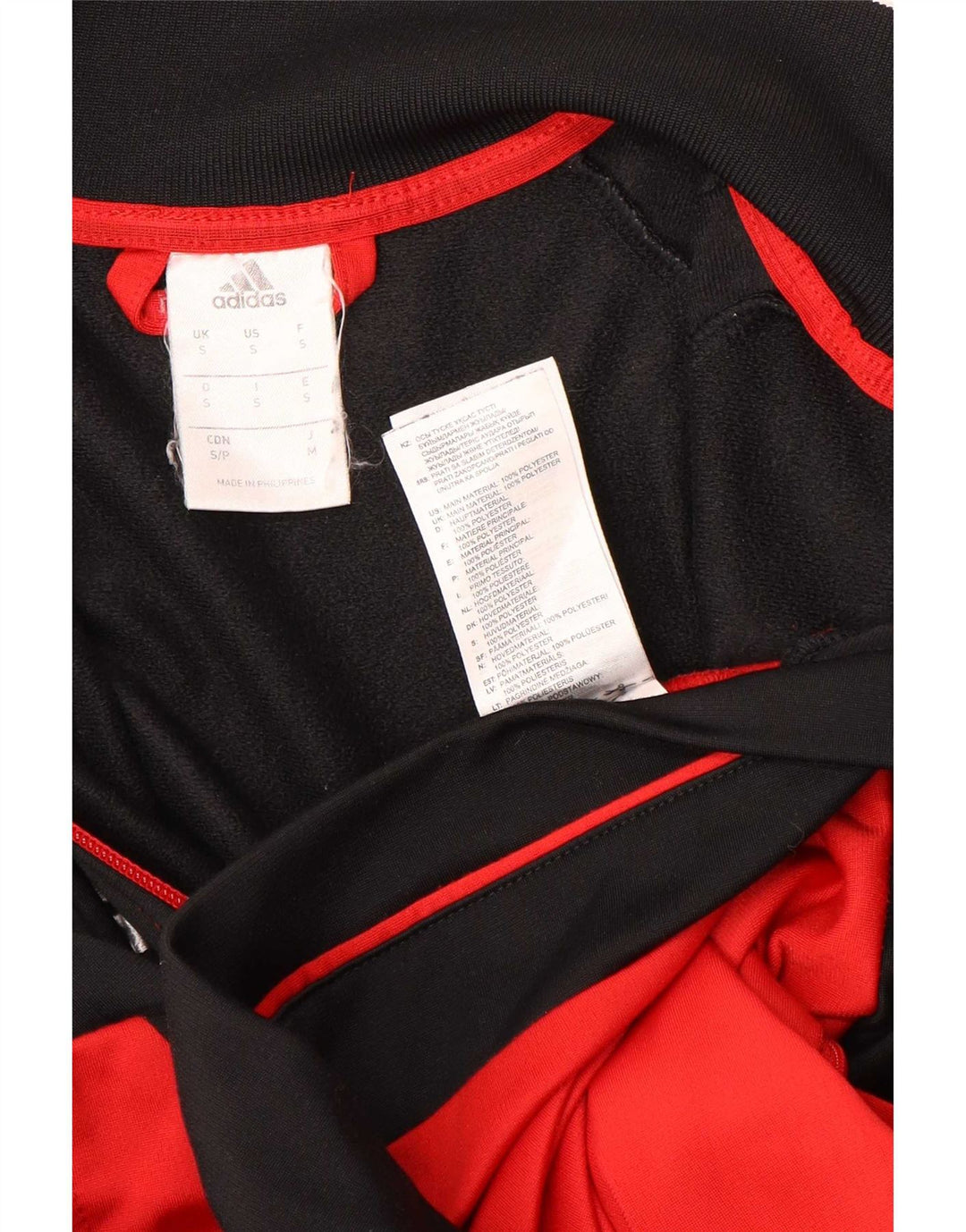 Adidas Træningsdragt til mænd Top jakke Lille sort Colourblock Polyester