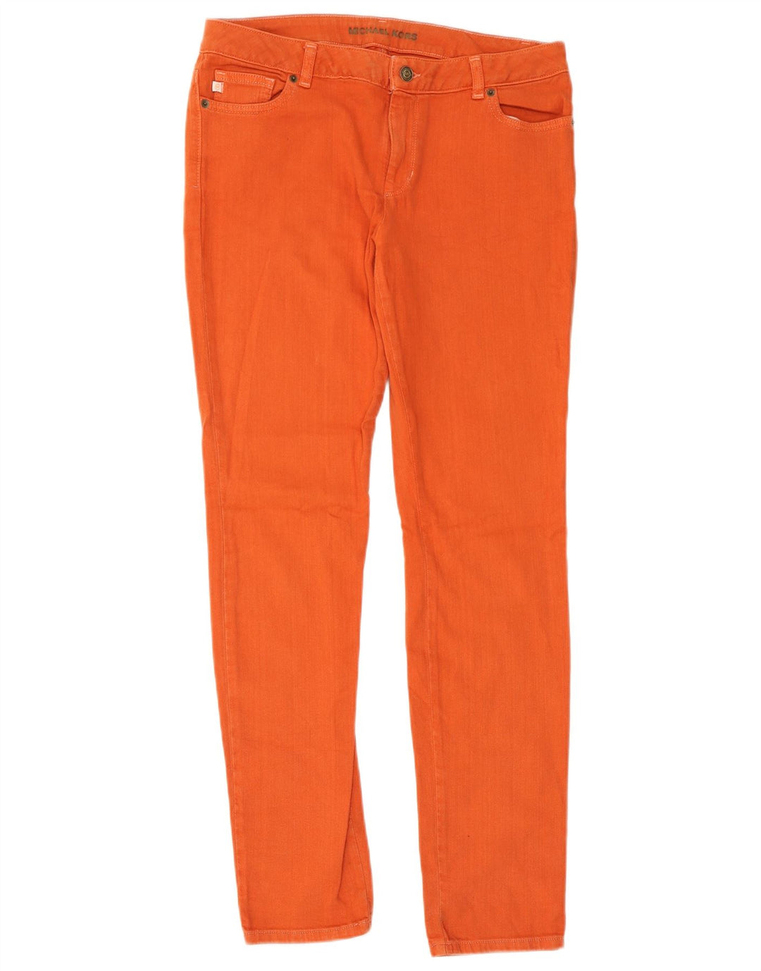 Michael Kors Dame Slim Jeans US 6 Medium W34 L32 Orange Bomuld