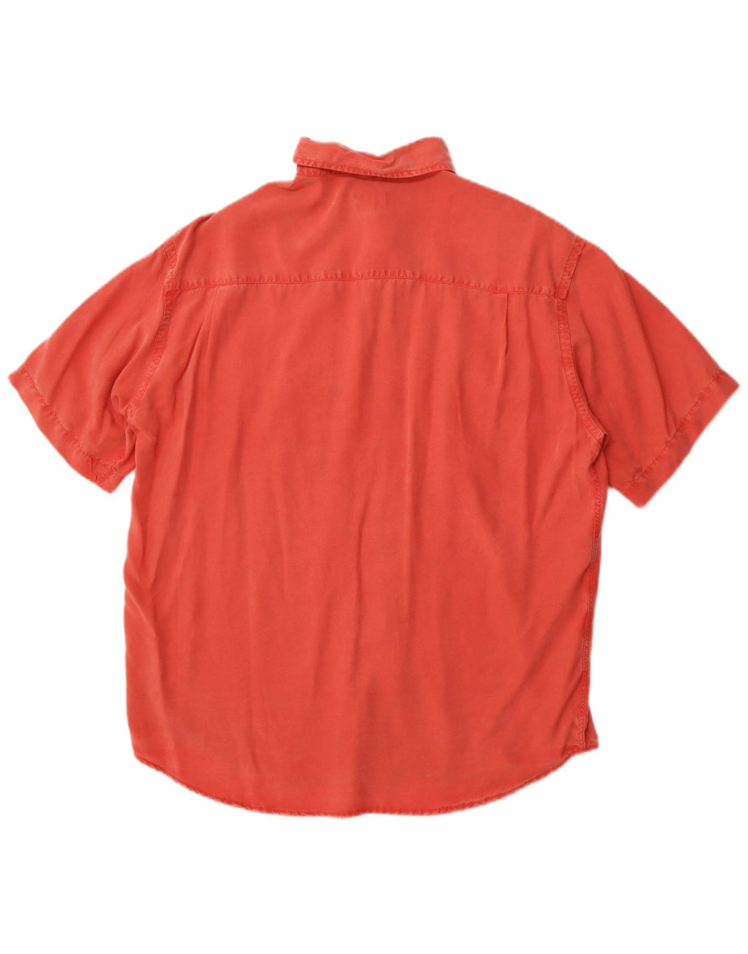 TRUSSARDI JEANS Kortærmet Herreskjorte Medium Rød Lyocell