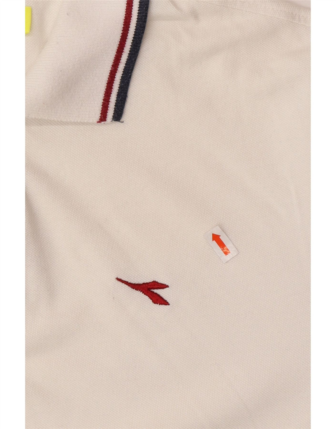 DIADORA Poloshirt til mænd Medium hvid bomuld
