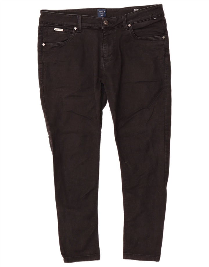 Nautica Herre Slim Jeans W34 L26 Sort Bomuld