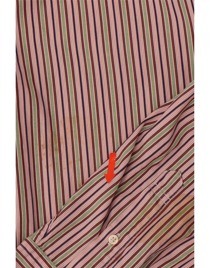 Tommy Hilfiger herreskjorte XL flerfarvet nålestribet bomuld