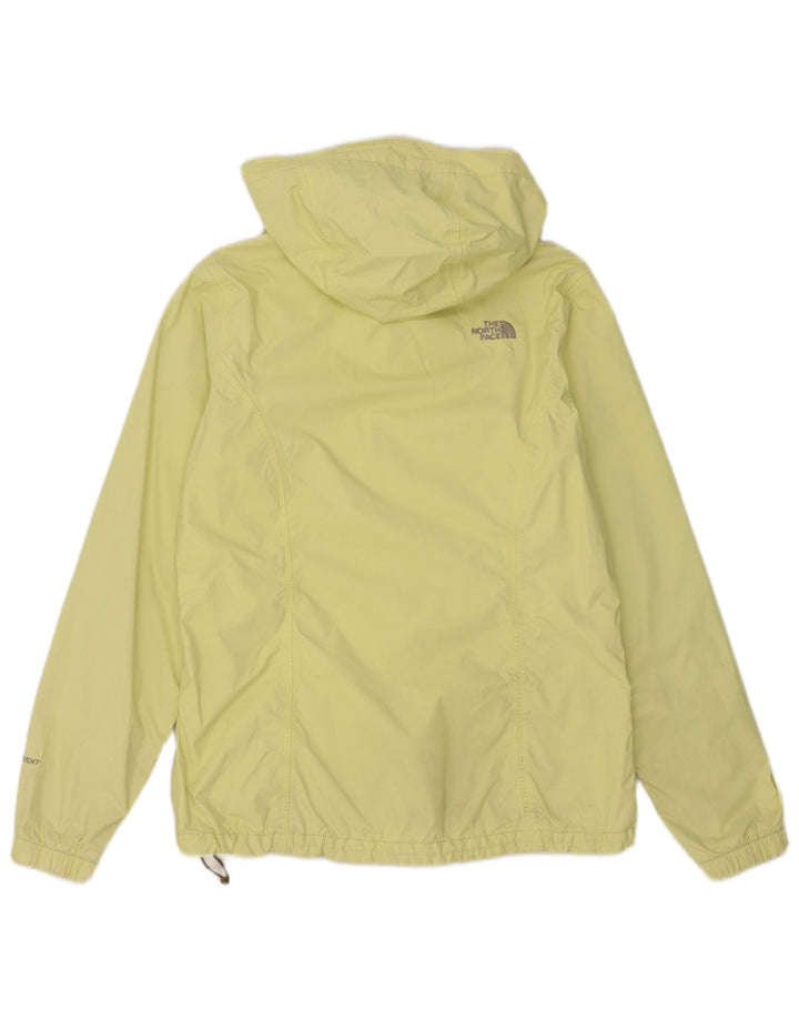 The North Face Regnjakke med hætte til kvinder UK 14 Medium Gul Nylon