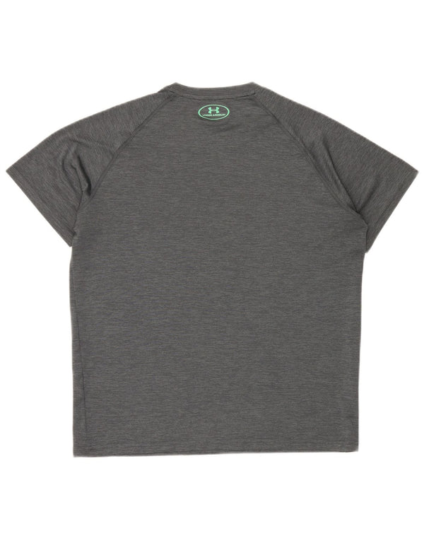 UNDER ARMOUR Herre T-Shirt Top Stor Grå Flecked