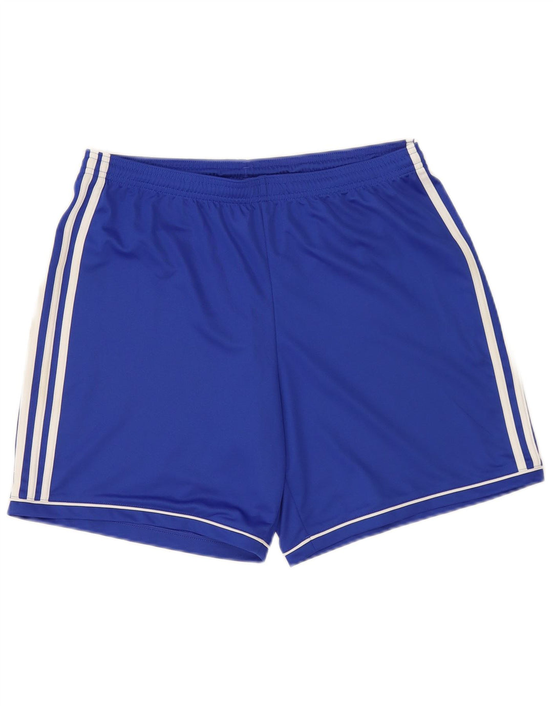 Adidas Womens Climalite Sportshorts UK 16/18 Large Blue Polyester Comics