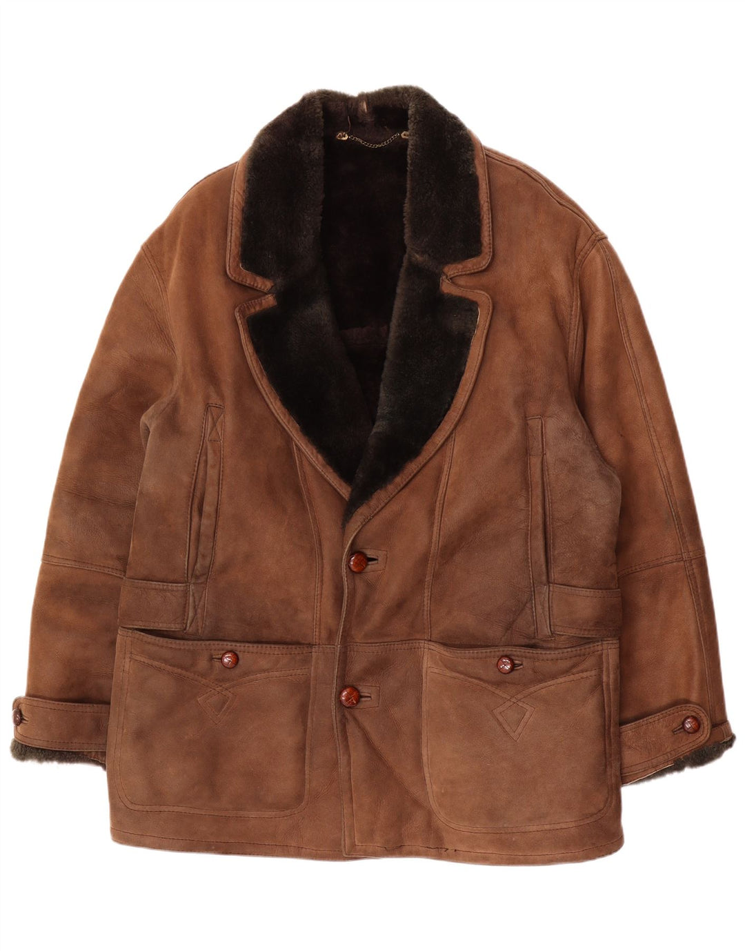 Giamax Herre Shearling Jacket IT 54 2XL Brun Shearling