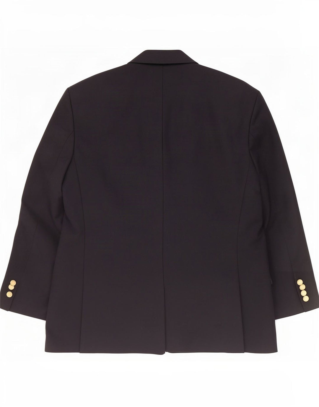 St Michael Herre kort dobbeltradet blazerjakke UK 40 Medium Navy Blue
