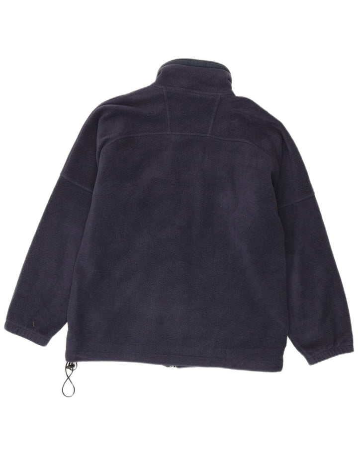 Champion Herre Fleecejakke UK 38 Medium Navy Blue Polyester