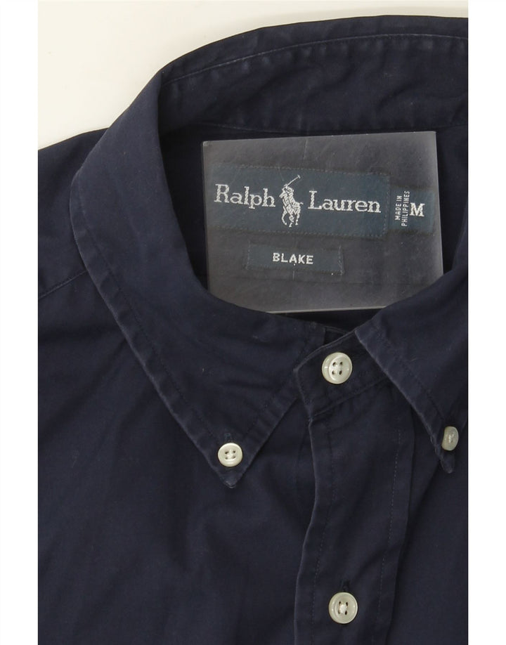 Ralph Lauren Blake-skjorte til mænd, medium marineblå bomuld