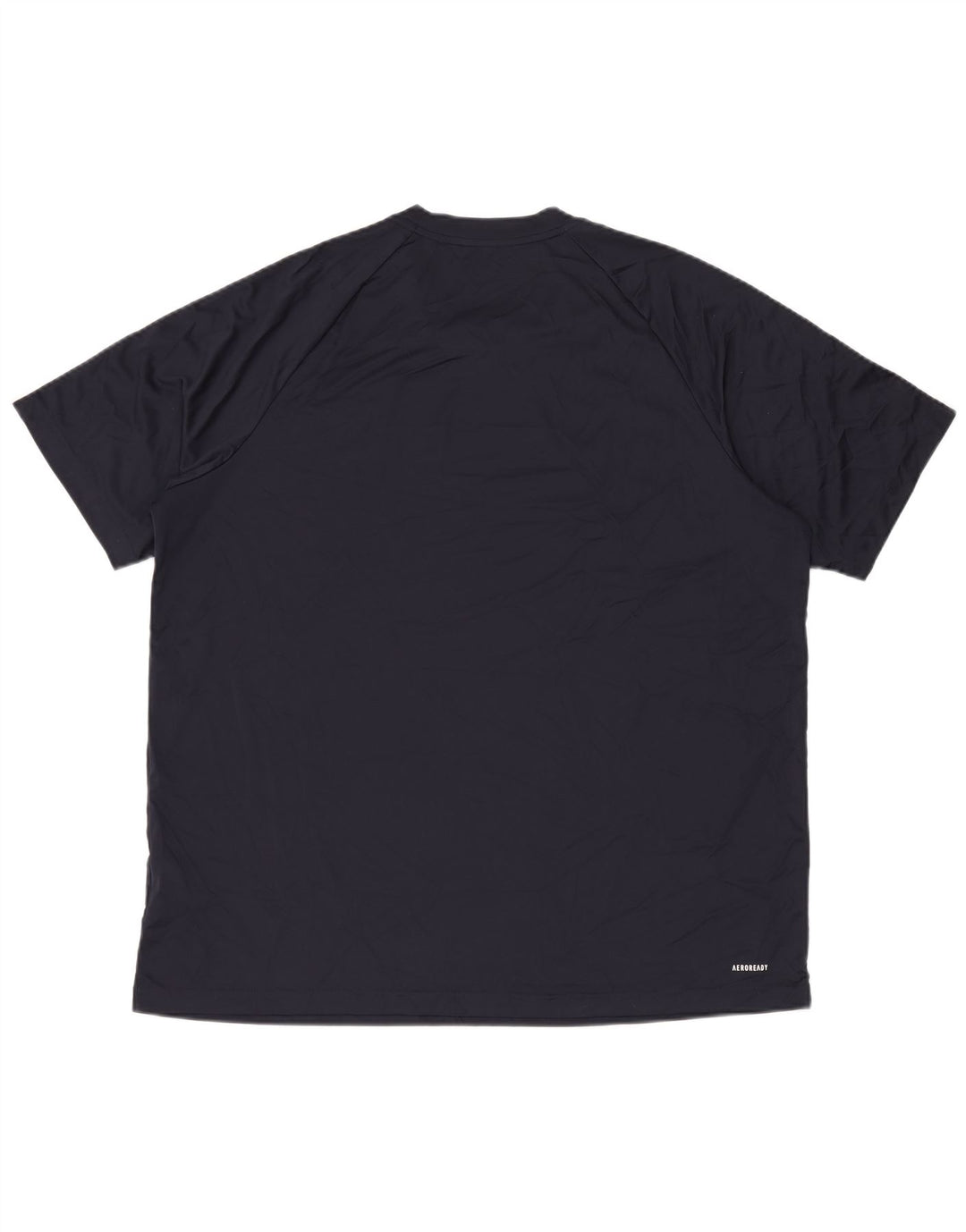 Adidas Herre Aeroready T-Shirt Top 2XL Navy Blue Polyester