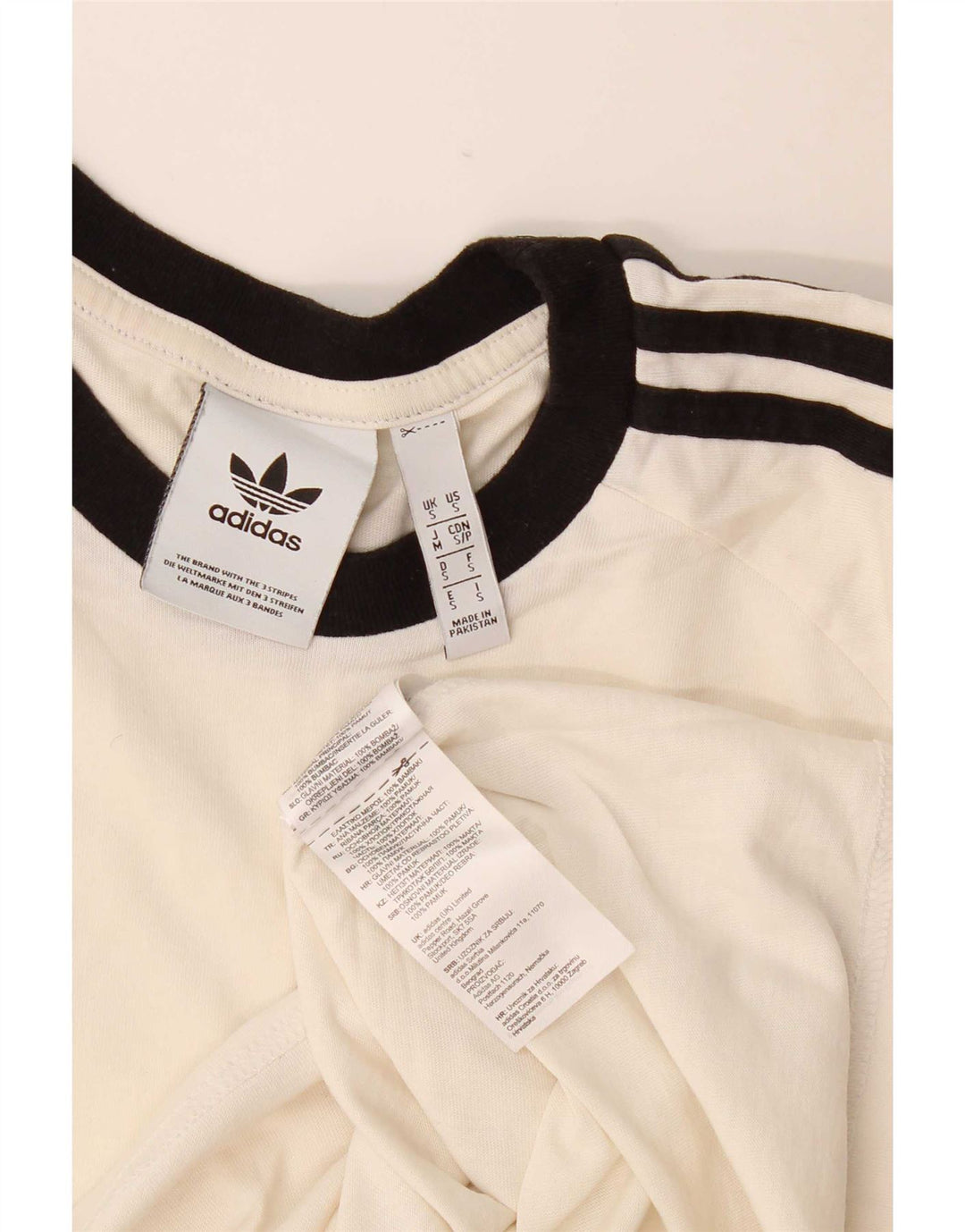 Adidas Herre T-Shirt Top Lille Hvid Bomuld