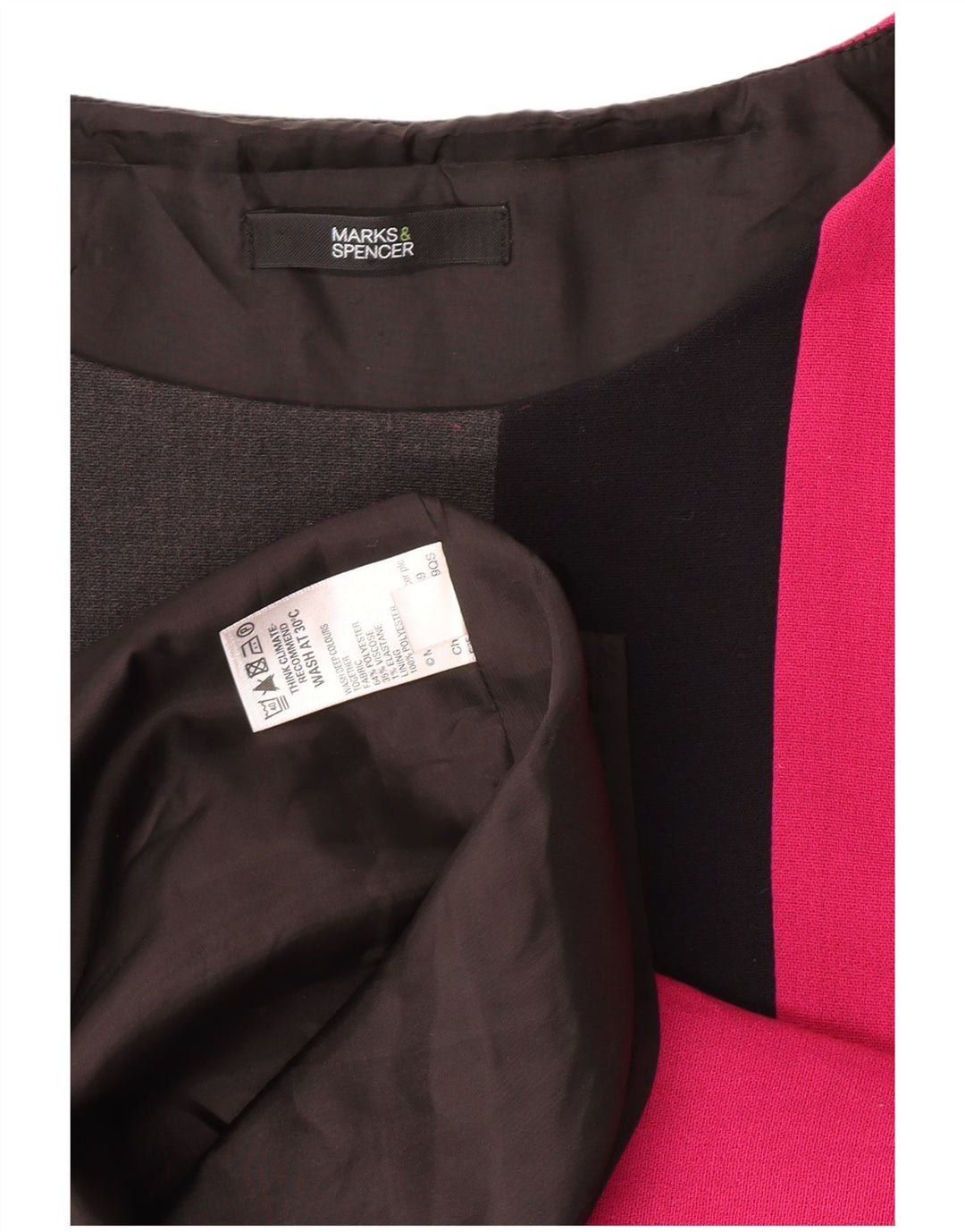 Marks & Spencer Womens Sheath Dress UK 10 Small Multicolor Colourblock