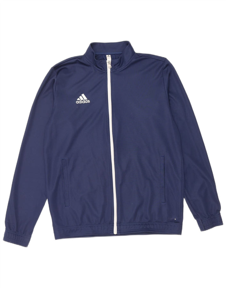 Adidas Træningsdragt til mænd, topjakke, stor marineblå polyester