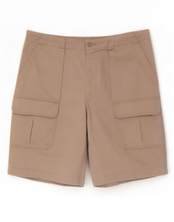 Marks & Spencer Herre St. Michael Cargo Shorts XL W38 Beige Bomuld