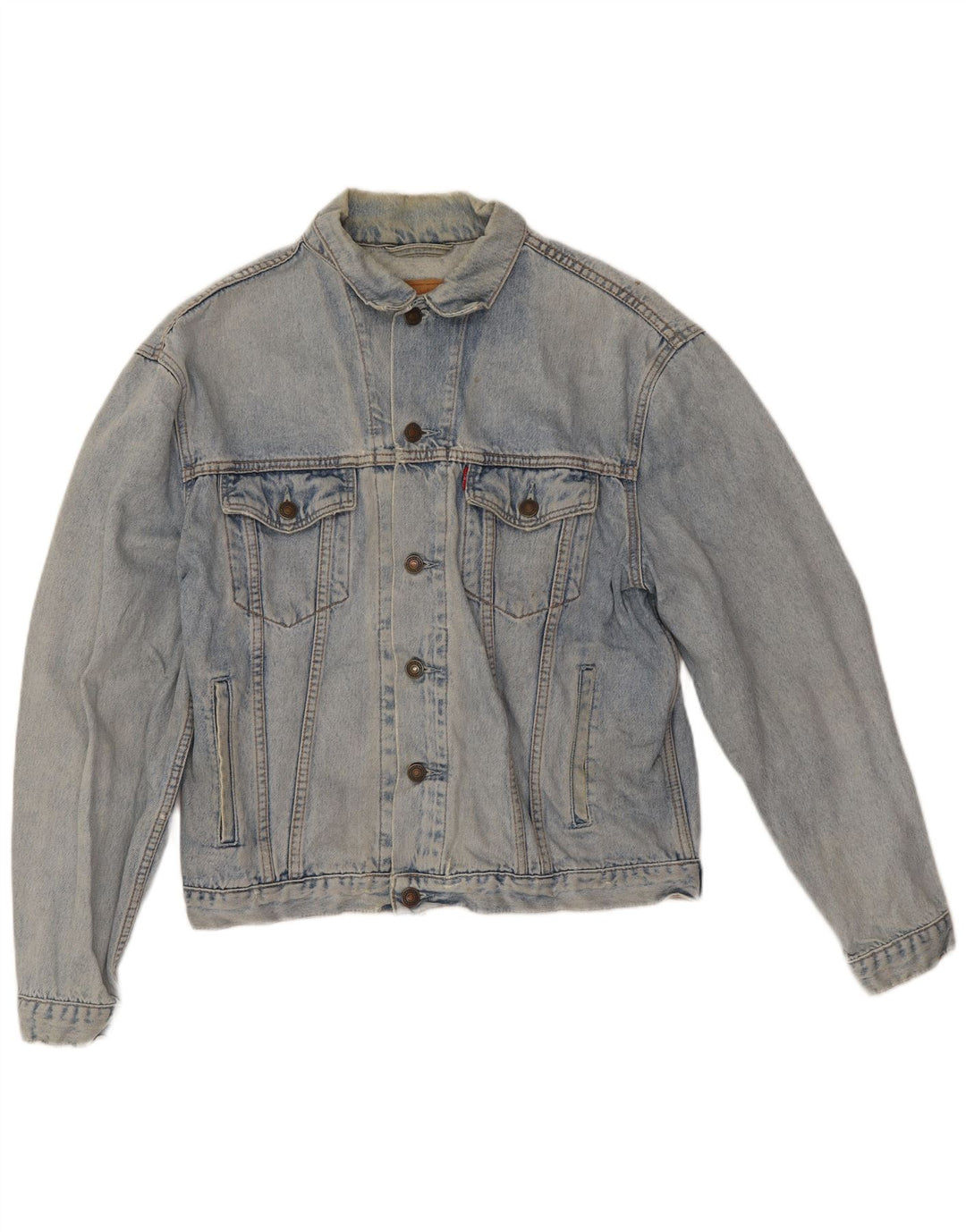 Levi's Herre denimjakke UK 38 Medium Blue Cotton
