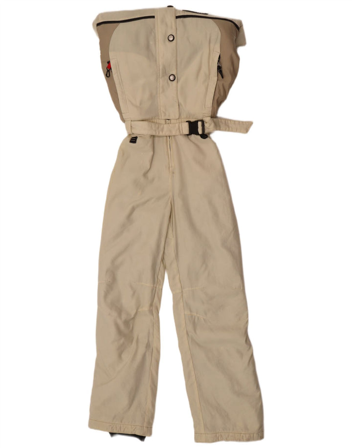Colmar Dame Ski Jumpsuit IT 42 Small Off White Colourblock Polyamid