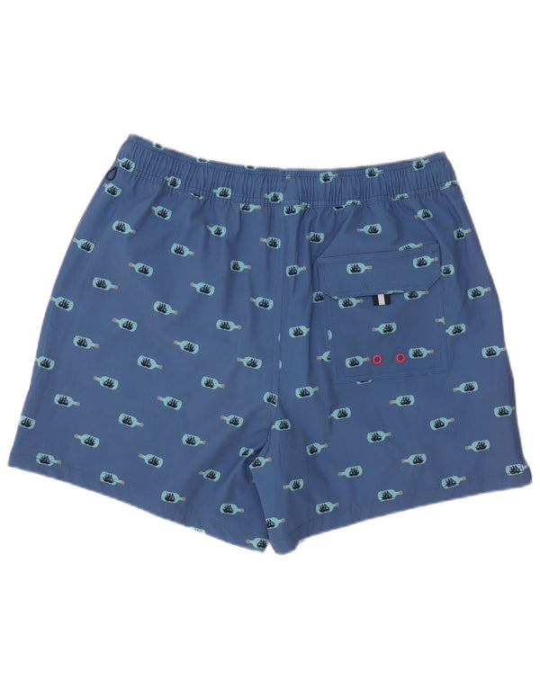 Crew beklædning Herre grafiske svømmeshorts XL blå polyester