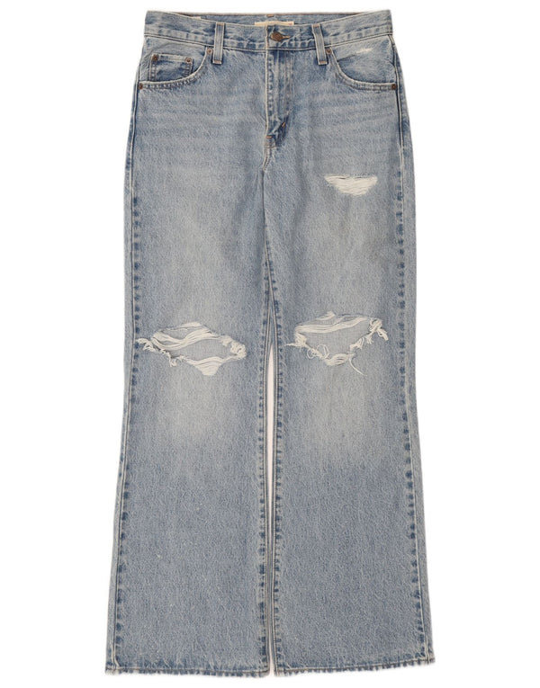Levi's Dame nødlidende Bootcut Jeans W26 L31 Blå Bomuld