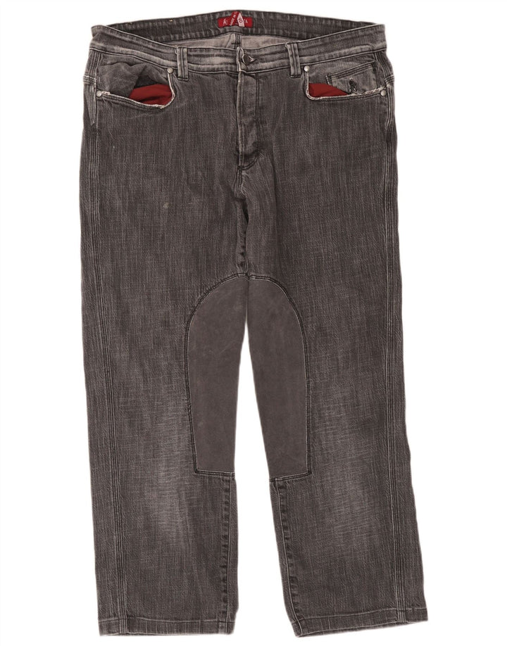 SIVIGLIA Herre Ridning Cropped Jeans W40 L26 Grå Polyester