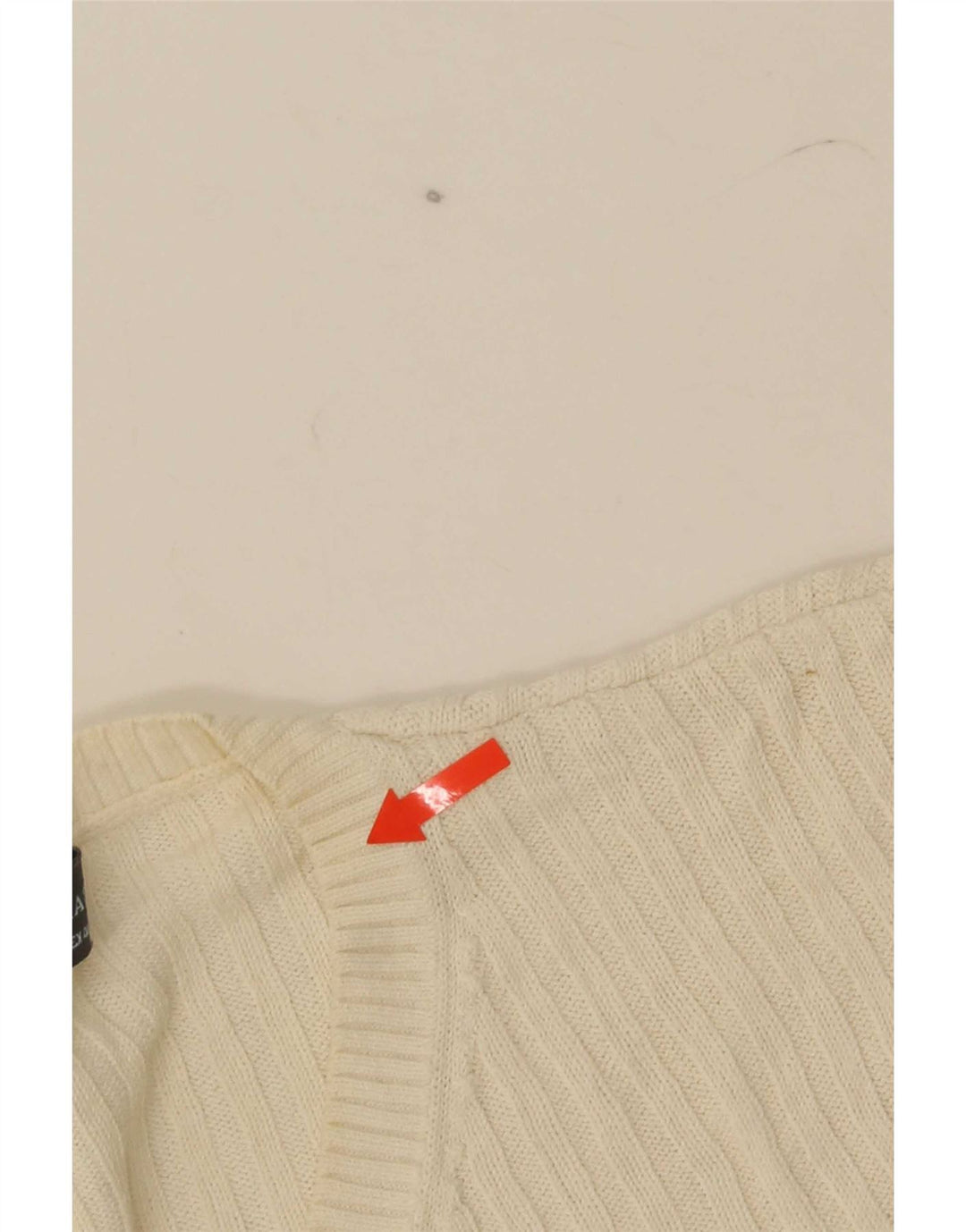 Zara Herre T-Shirt Top Stor Beige Bomuld