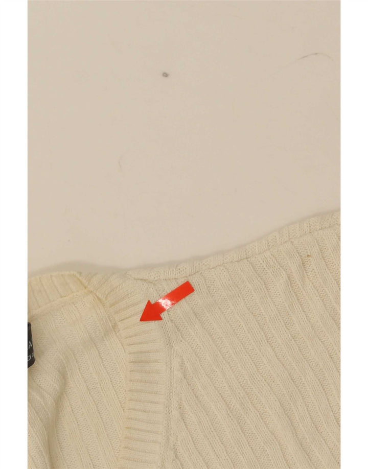 Zara Herre T-Shirt Top Stor Beige Bomuld