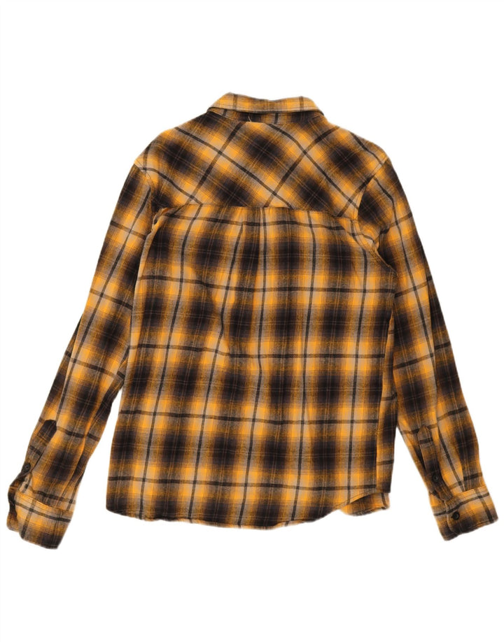 Mountain Warehouse Herre Flanelskjorte Stor gul ternet bomuld