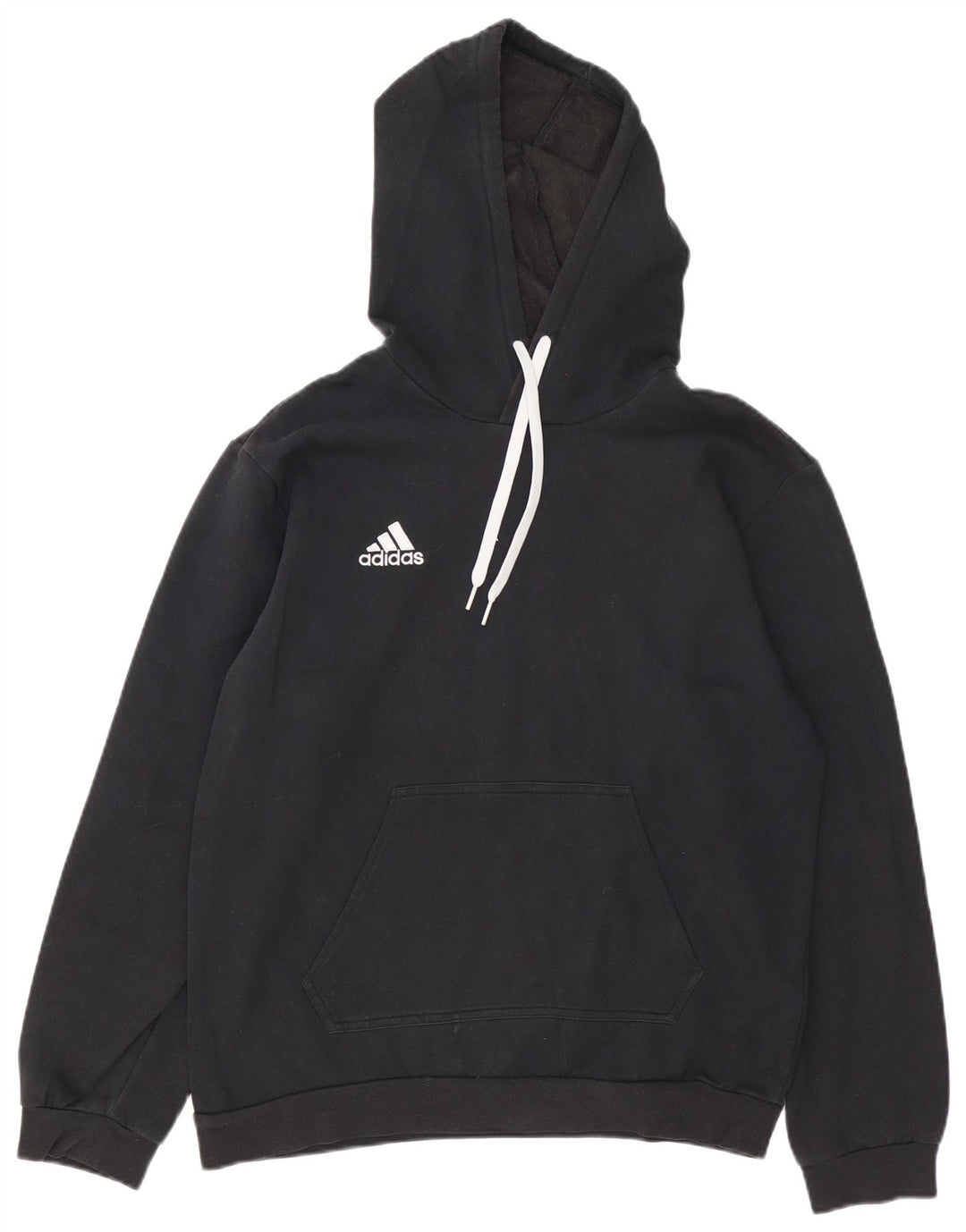 Adidas Herre hættetrøje Jumper Medium Sort Bomuld