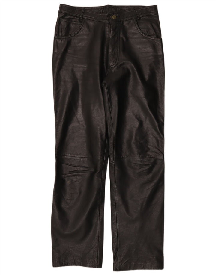 Linus Læder Biker Bukser W32 L30 Sort