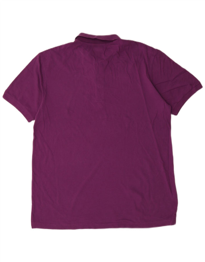Kappa herre poloshirt 2XL lilla bomuld