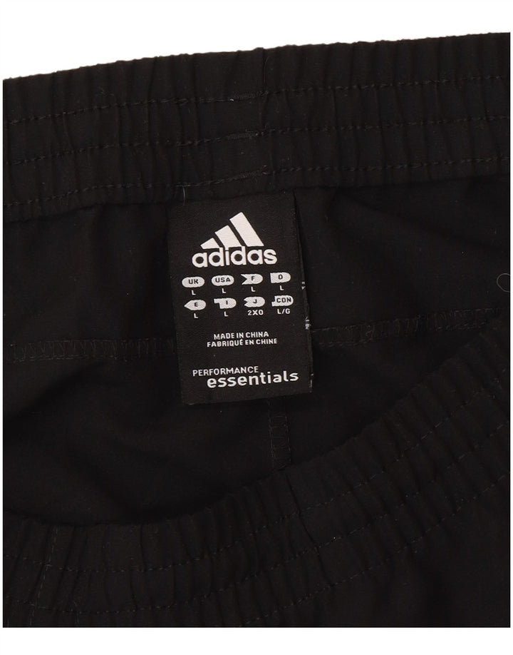 Adidas Træningsdragtsbukser til mænd Stor sort polyester