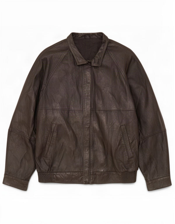 Alta Moda Firenze Herre Læderjakke IT 56 3XL Sort