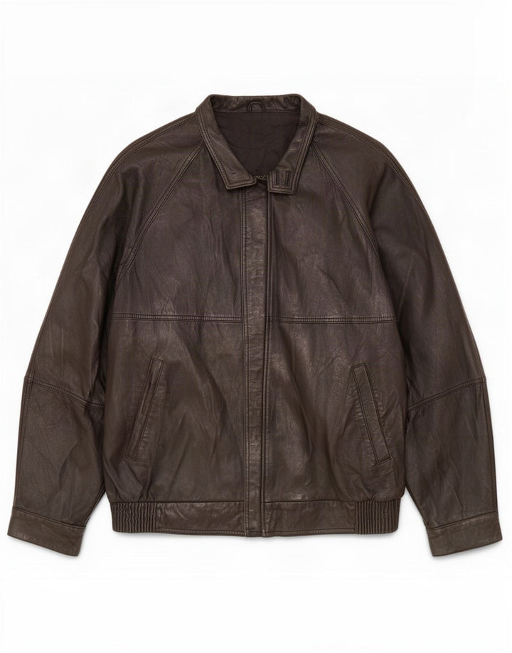 Alta Moda Firenze Herre Læderjakke IT 56 3XL Sort