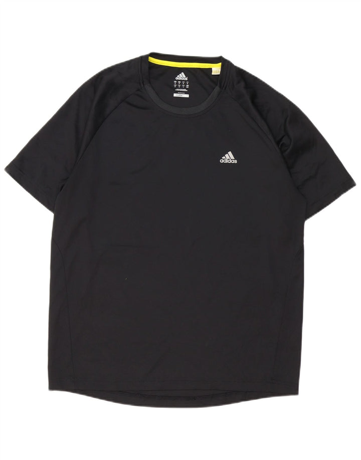 Adidas Herre Climalite T-Shirt Top Medium Sort