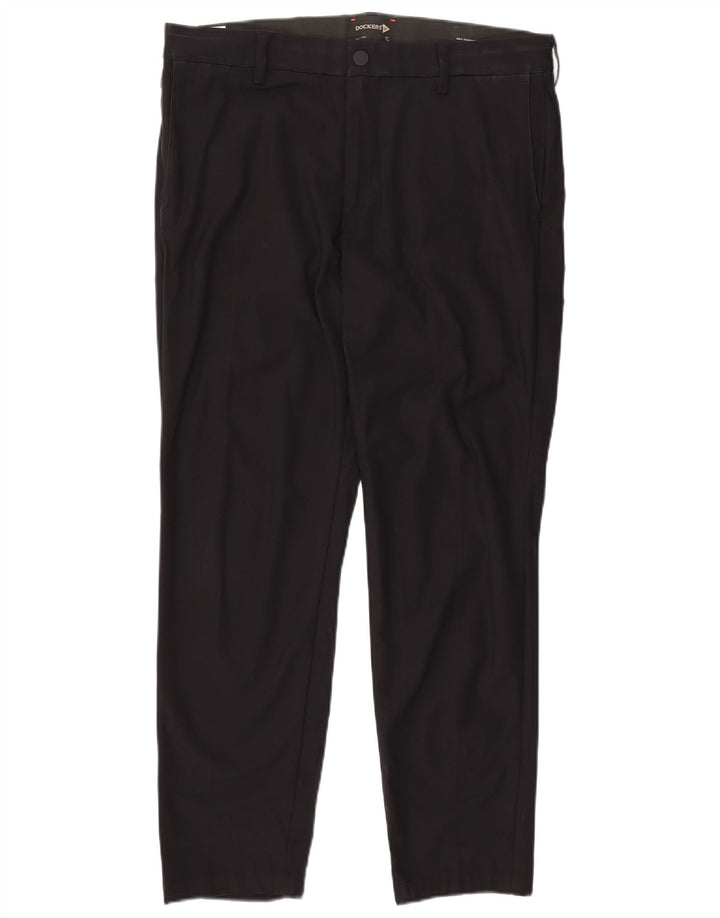 Dockers Herre Slim Tapered Chino Bukser W36 L32 Marineblå Polyester