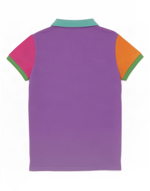 Ralph Lauren Pige Polo Shirt 12-13 år Large Navy Blue Colourblock