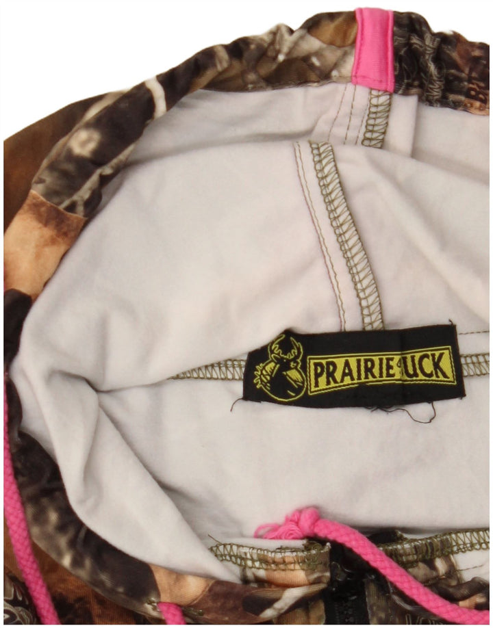 LONGLEAF CAMO Dame hættetrøje Sweater UK 14 Medium Beige Camouflage