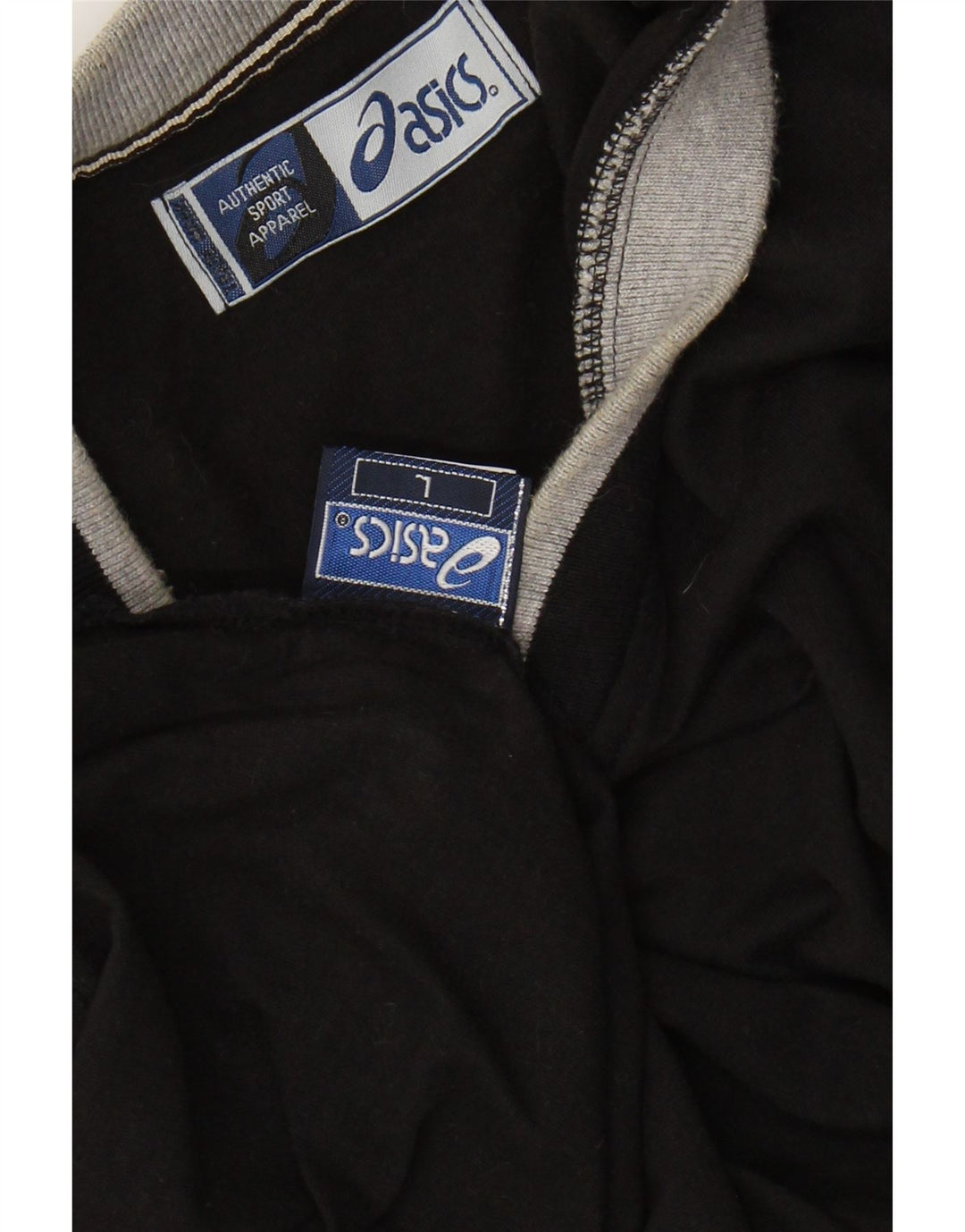 ASICS Herre T-Shirt Top Stor Sort Bomuld