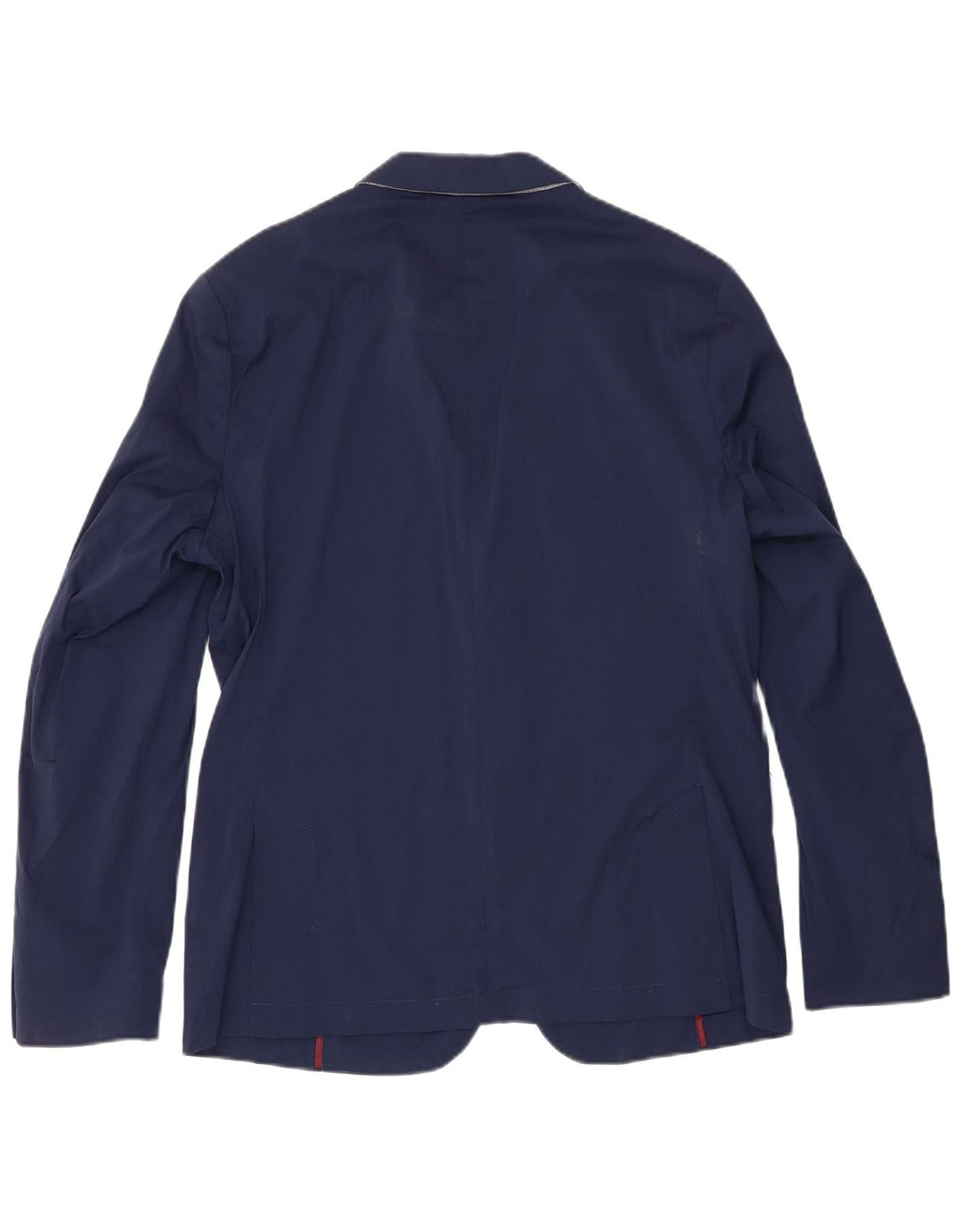 Zara Herre 2-knaps blazerjakke EU 54 XL Marineblå Bomuld