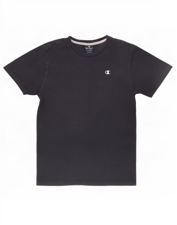 Champion Boys T-Shirt Top 13-14 år XL Marineblå